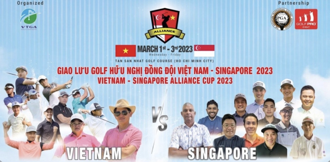 Dàn golfer ‘cực khủng’ quy tụ tại giải golf Hữu nghị đồng đội Việt Nam - Singapore